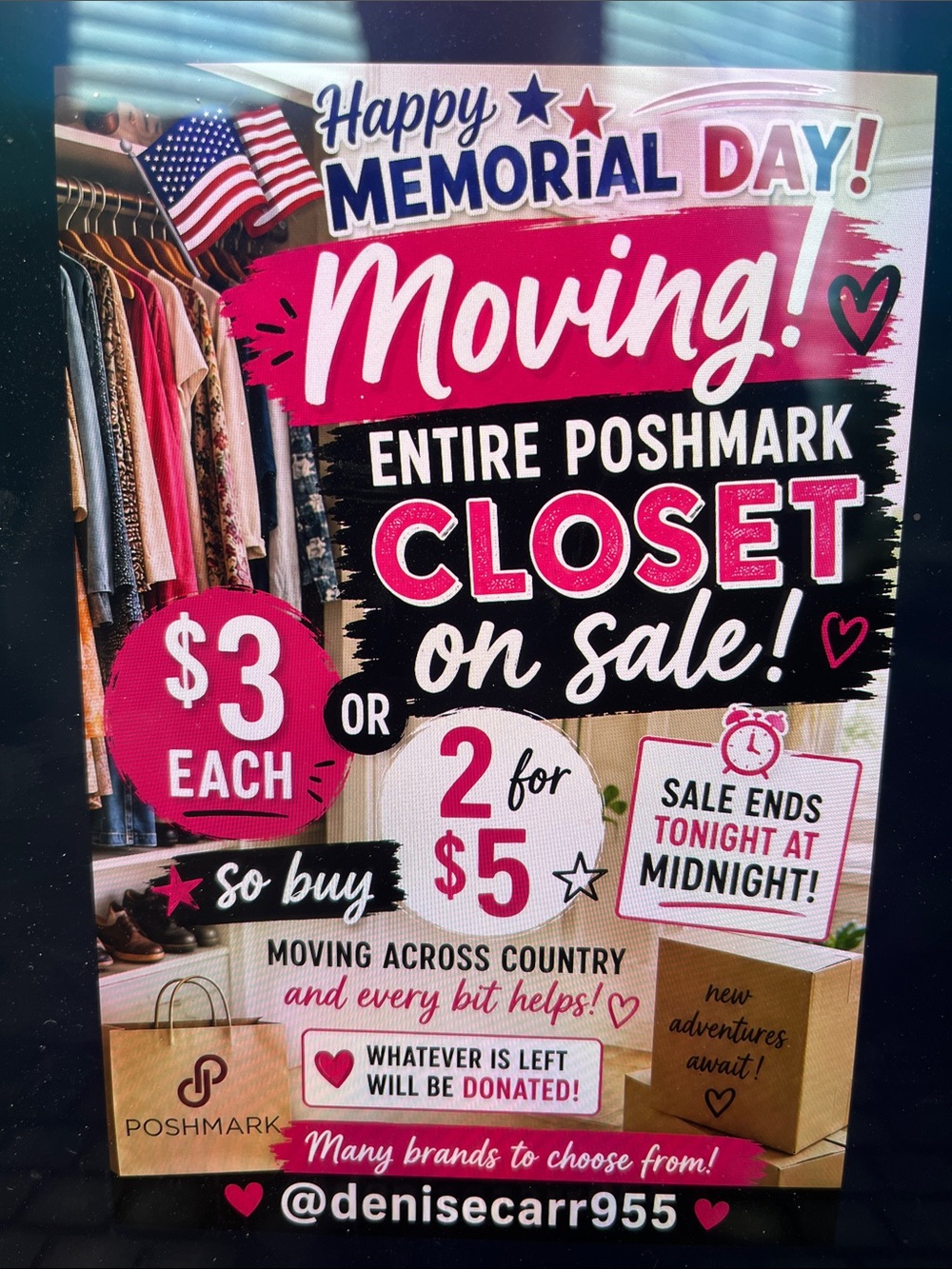 Poshmark Closet Close Out Sale!